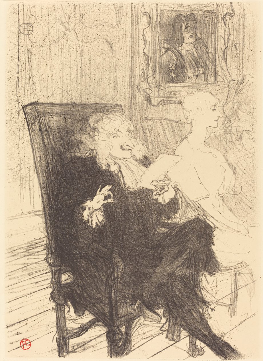 Leloir ja Moreno teoksessa Learned Women Leloir ja Moreno teoksessa Learned Women, 1894. tekijältä Henri de Toulouse Lautrec