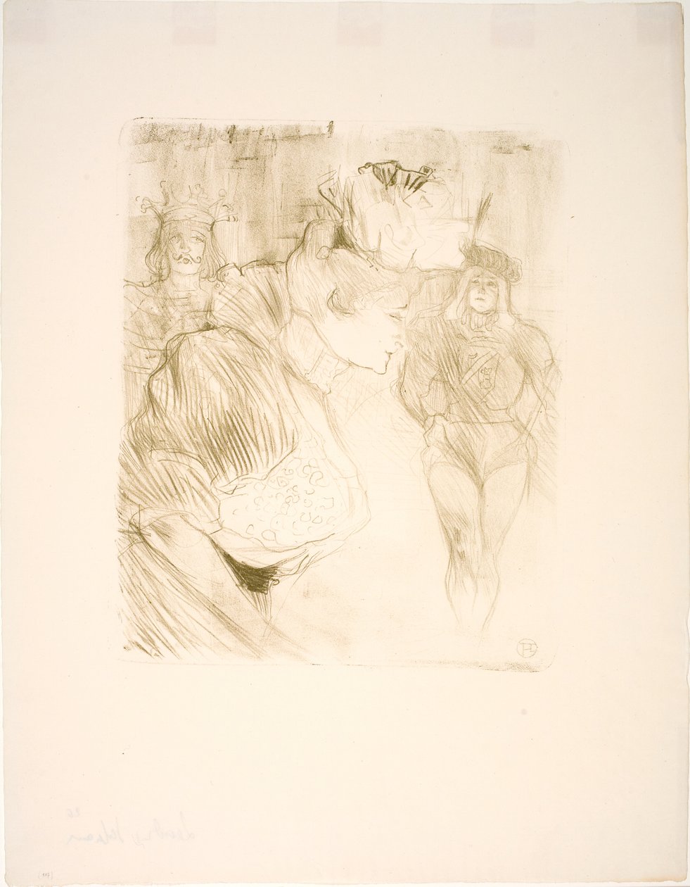 Lainanantaja tervehtii tekijältä Henri de Toulouse Lautrec