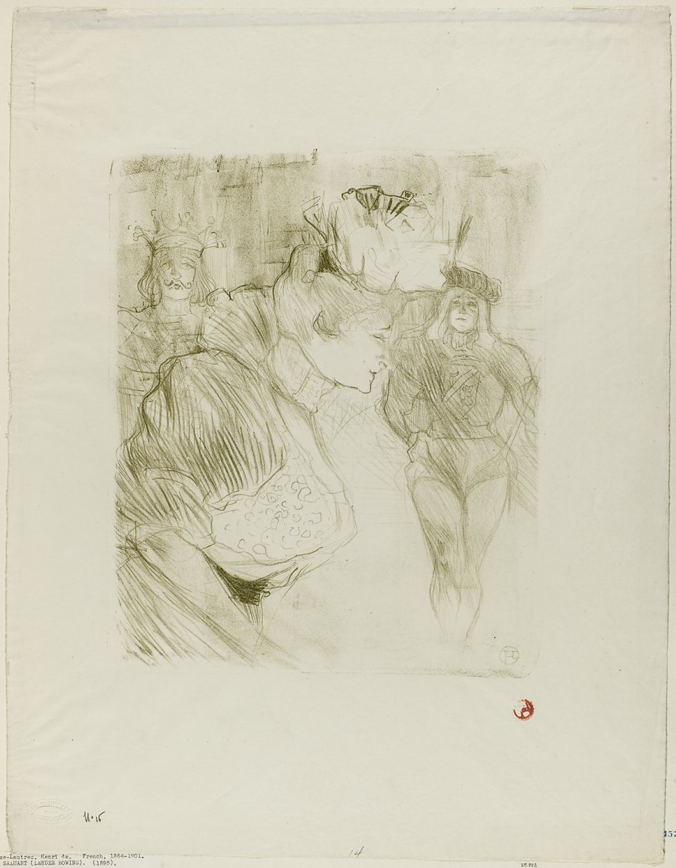 Lainanantaja ottaa jousen tekijältä Henri de Toulouse Lautrec