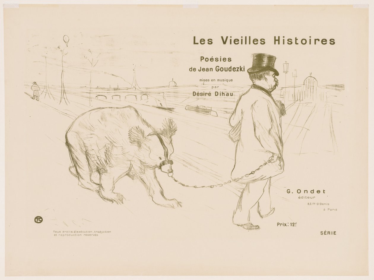 Vanhat tarinat: Kansi - Etupuoli tekijältä Henri de Toulouse Lautrec