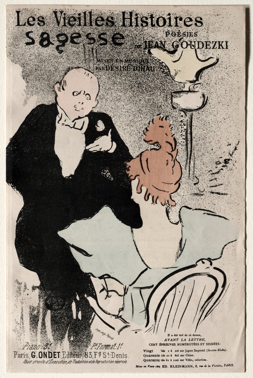 Vanhat tarinat: Viisaus, 1893. tekijältä Henri de Toulouse Lautrec