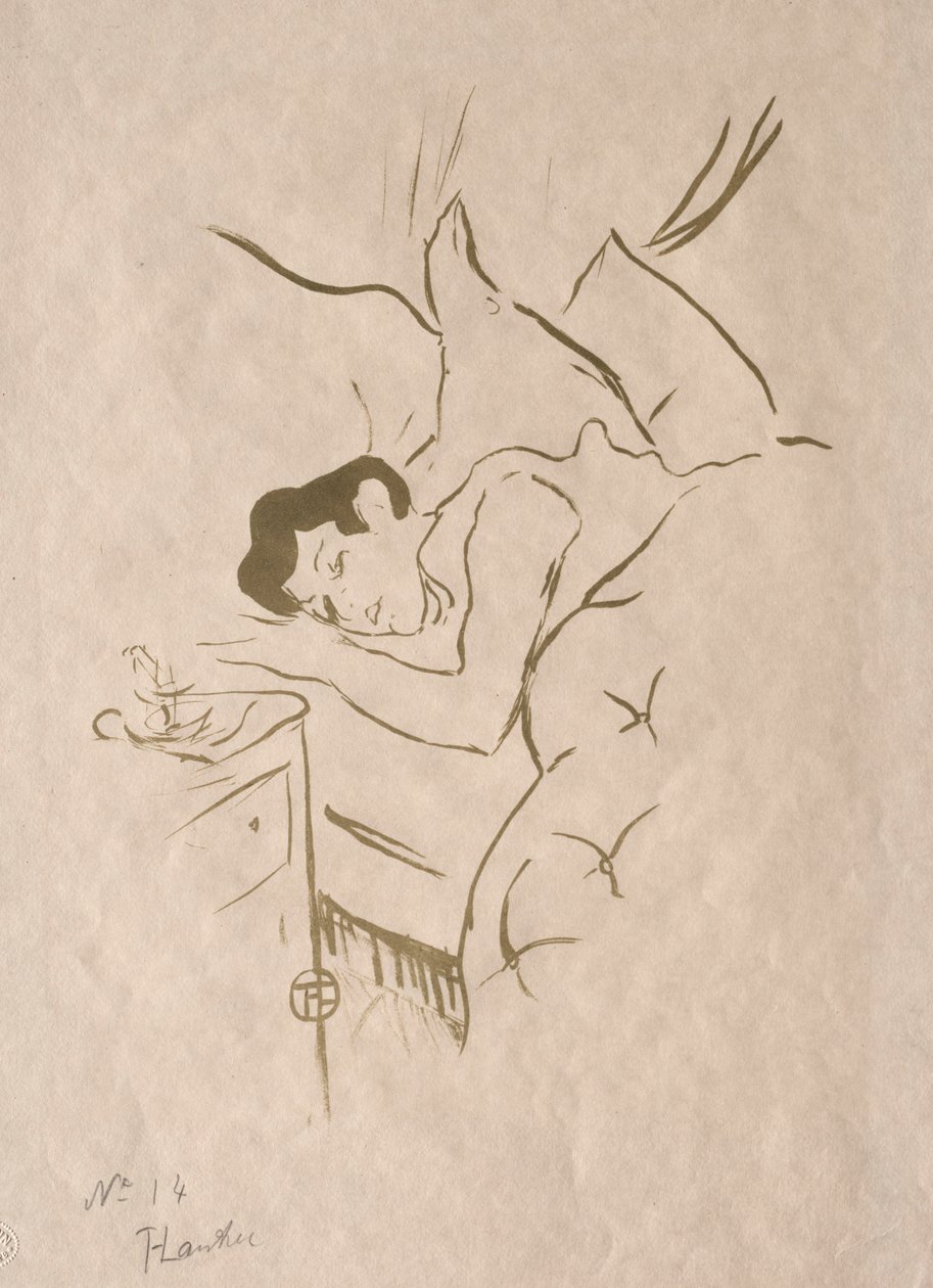 Vanhat tarinat: Suusi, 1893. tekijältä Henri de Toulouse Lautrec
