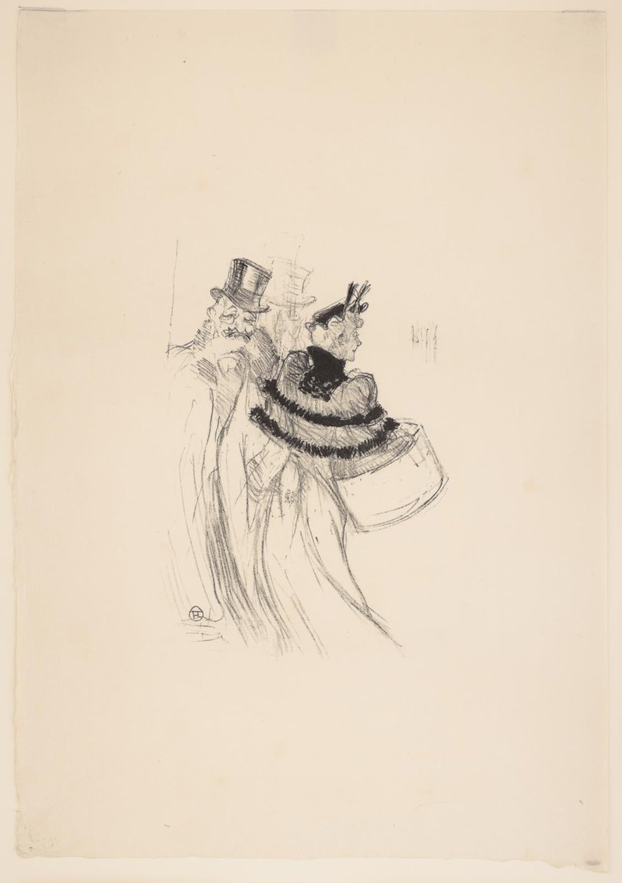 Vanhat herrat tekijältä Henri de Toulouse Lautrec
