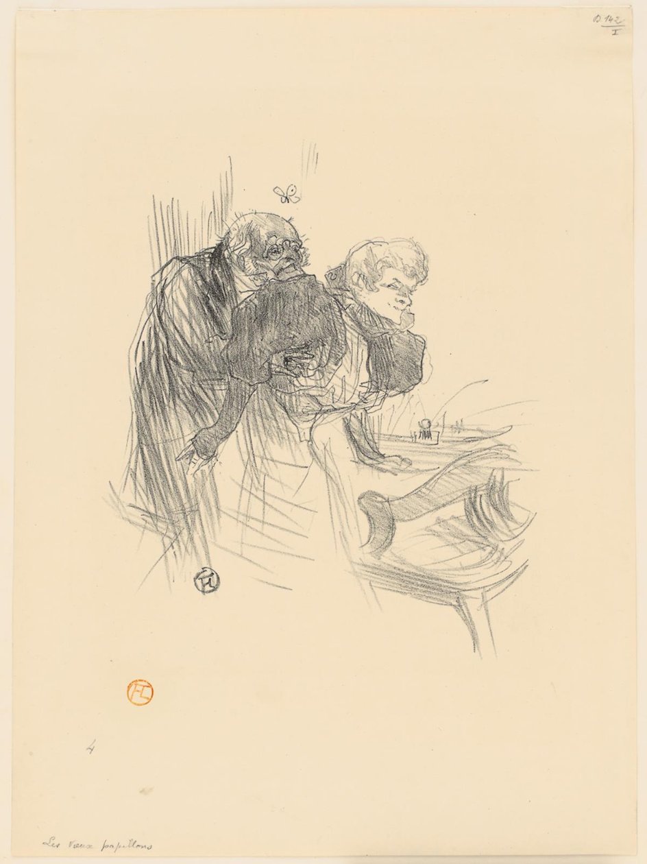 Vanhat perhoset tekijältä Henri de Toulouse Lautrec