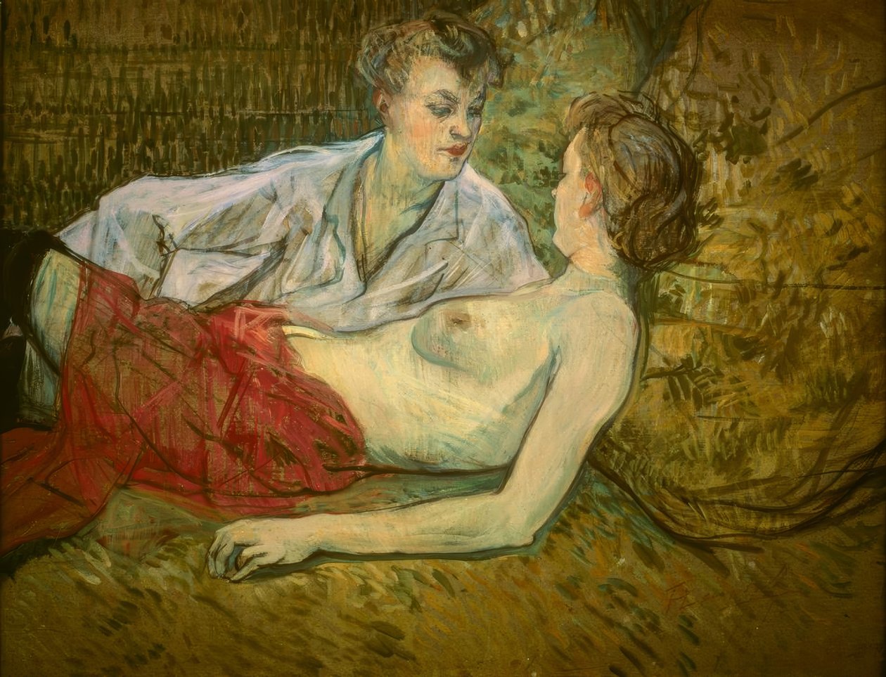 Les deux amies tekijältä Henri de Toulouse Lautrec