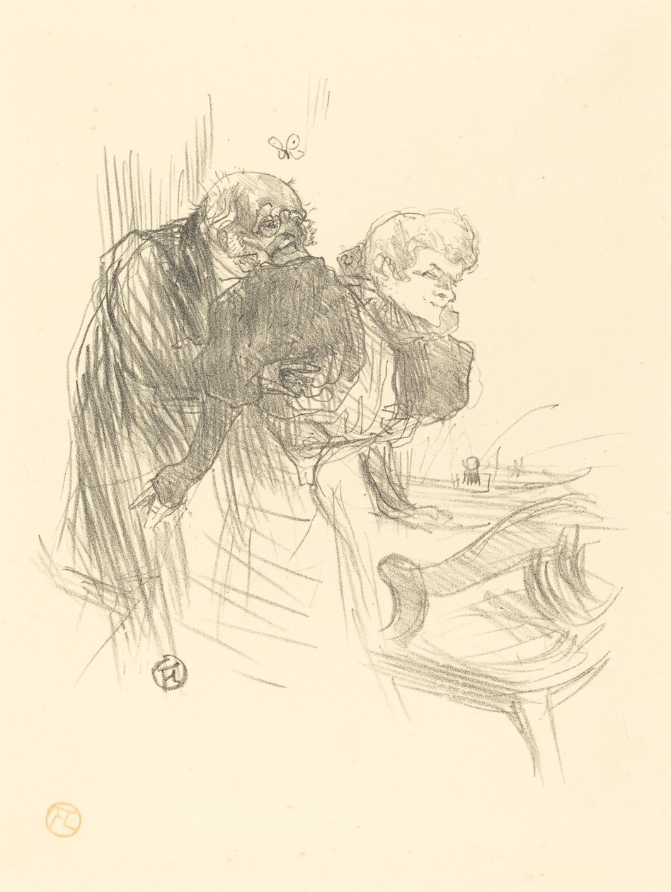 vanhoja perhosia tekijältä Henri de Toulouse Lautrec