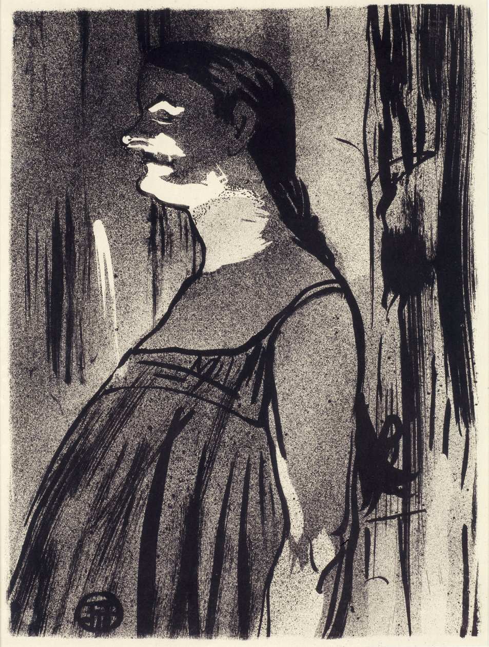 Madame Abdala, levy 6 Le Café Concert -sarjasta, 1893 tekijältä Henri de Toulouse Lautrec