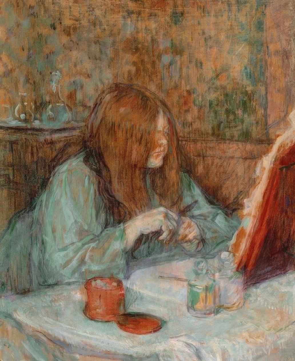 Madame Poupoule à sa WC tekijältä Henri de Toulouse Lautrec