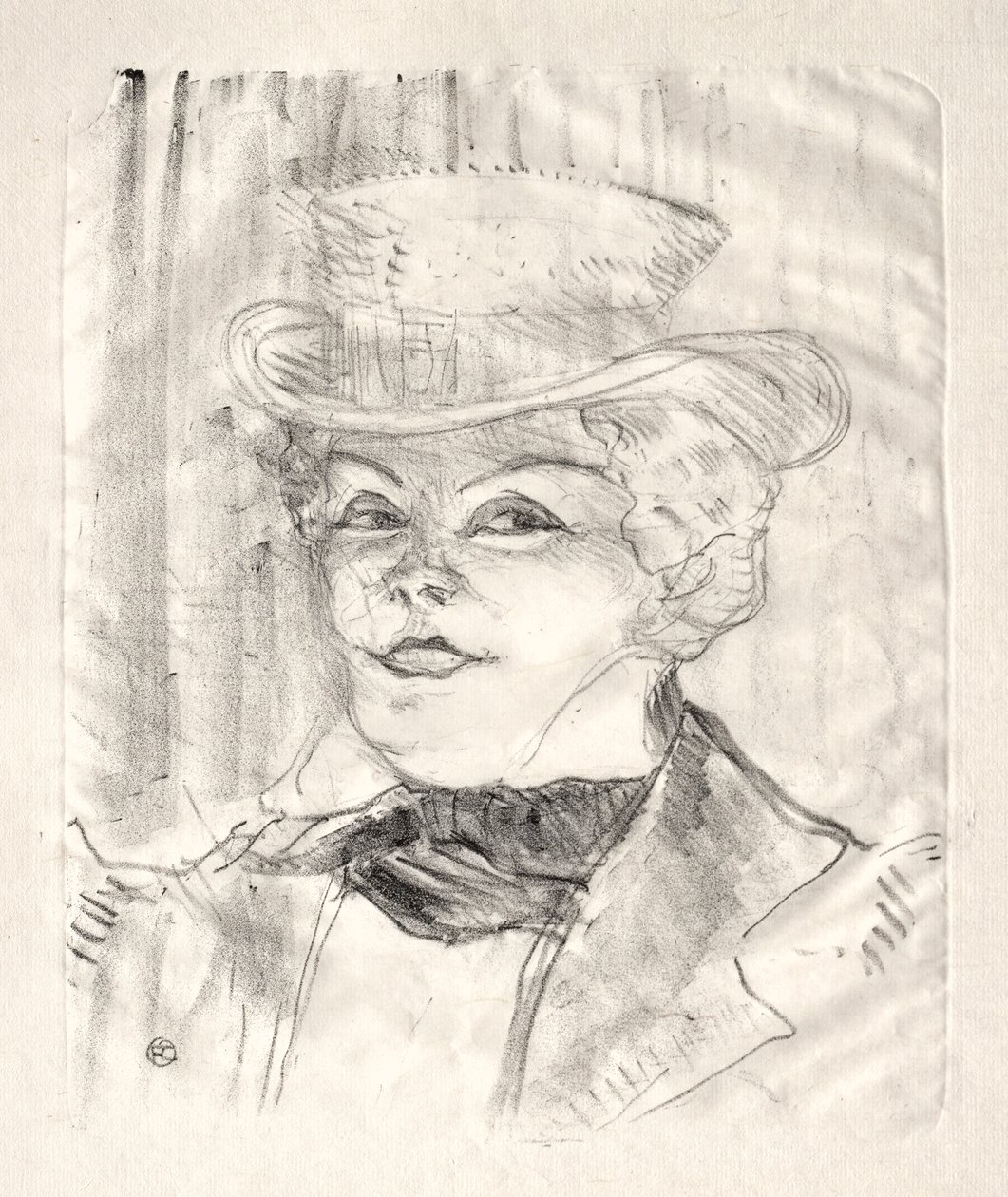 Madame Réjane, 1899. tekijältä Henri de Toulouse Lautrec