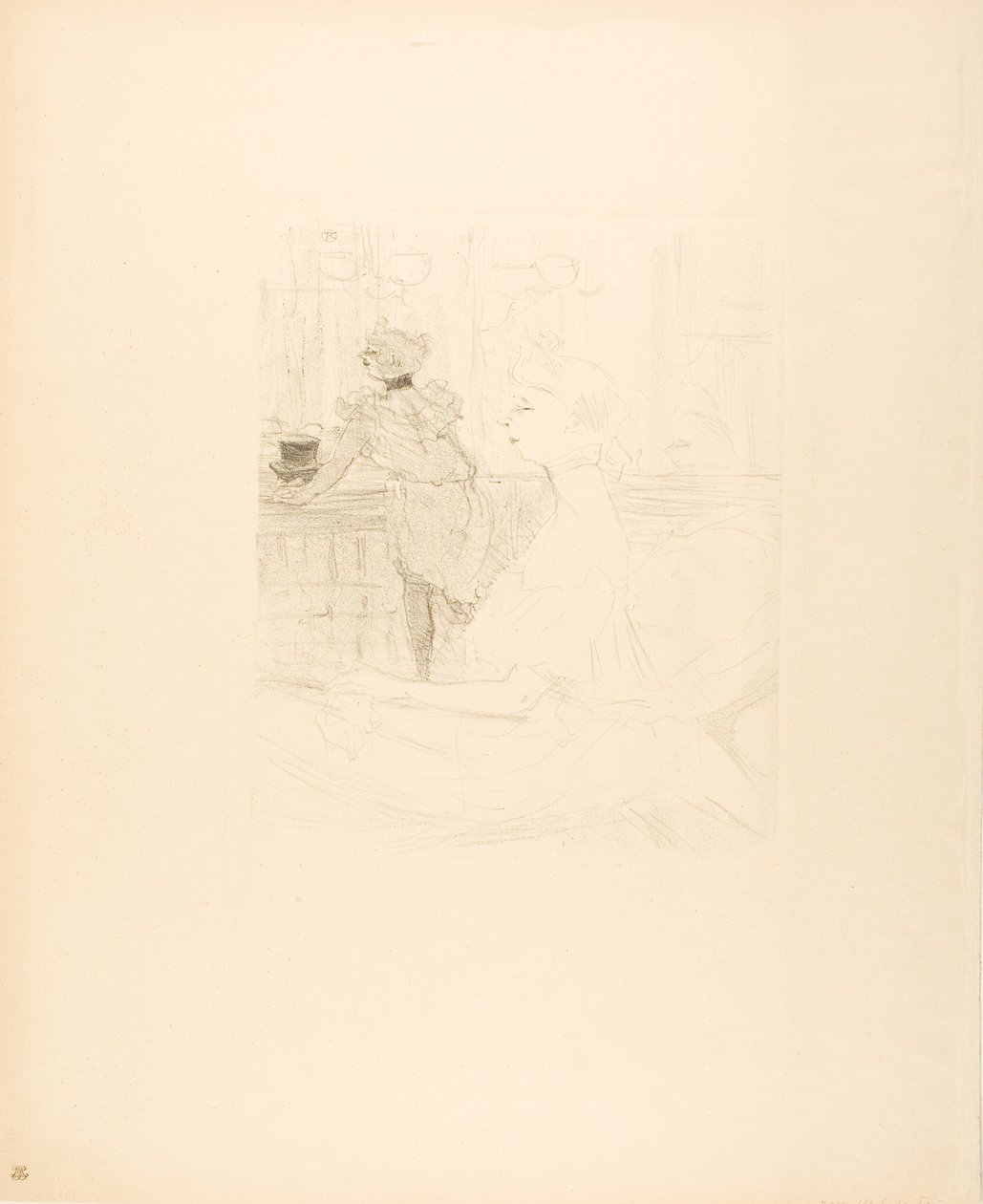 Neiti Leconte tekijältä Henri de Toulouse Lautrec