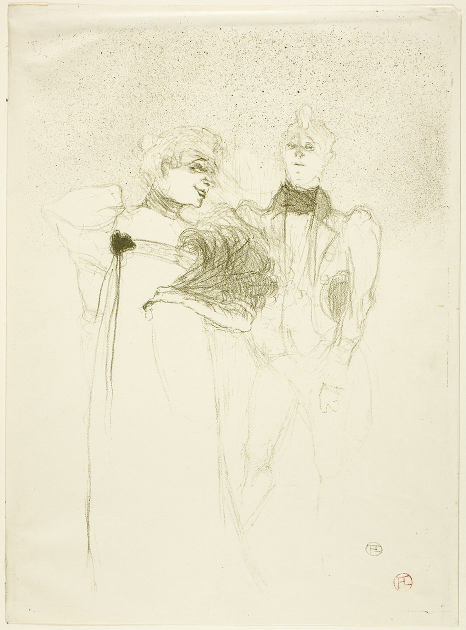 Mademoiselle Lender, rouva Saatana tekijältä Henri de Toulouse Lautrec