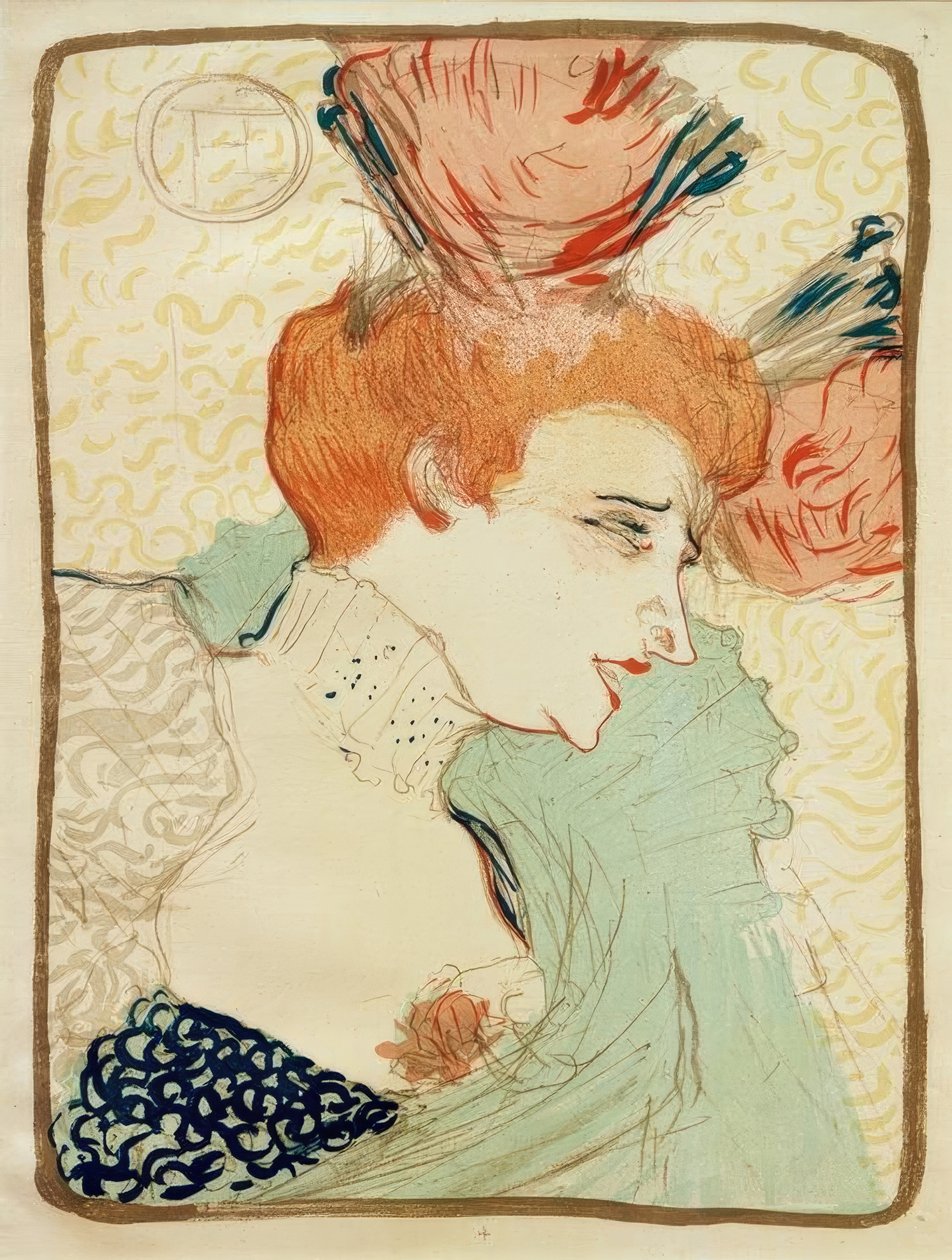 Mademoiselle Marcelle Lender, en buste tekijältä Henri de Toulouse Lautrec