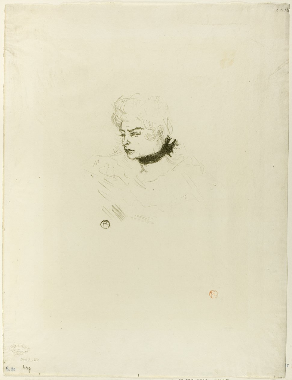 Mademoiselle Pois Vert tekijältä Henri de Toulouse Lautrec