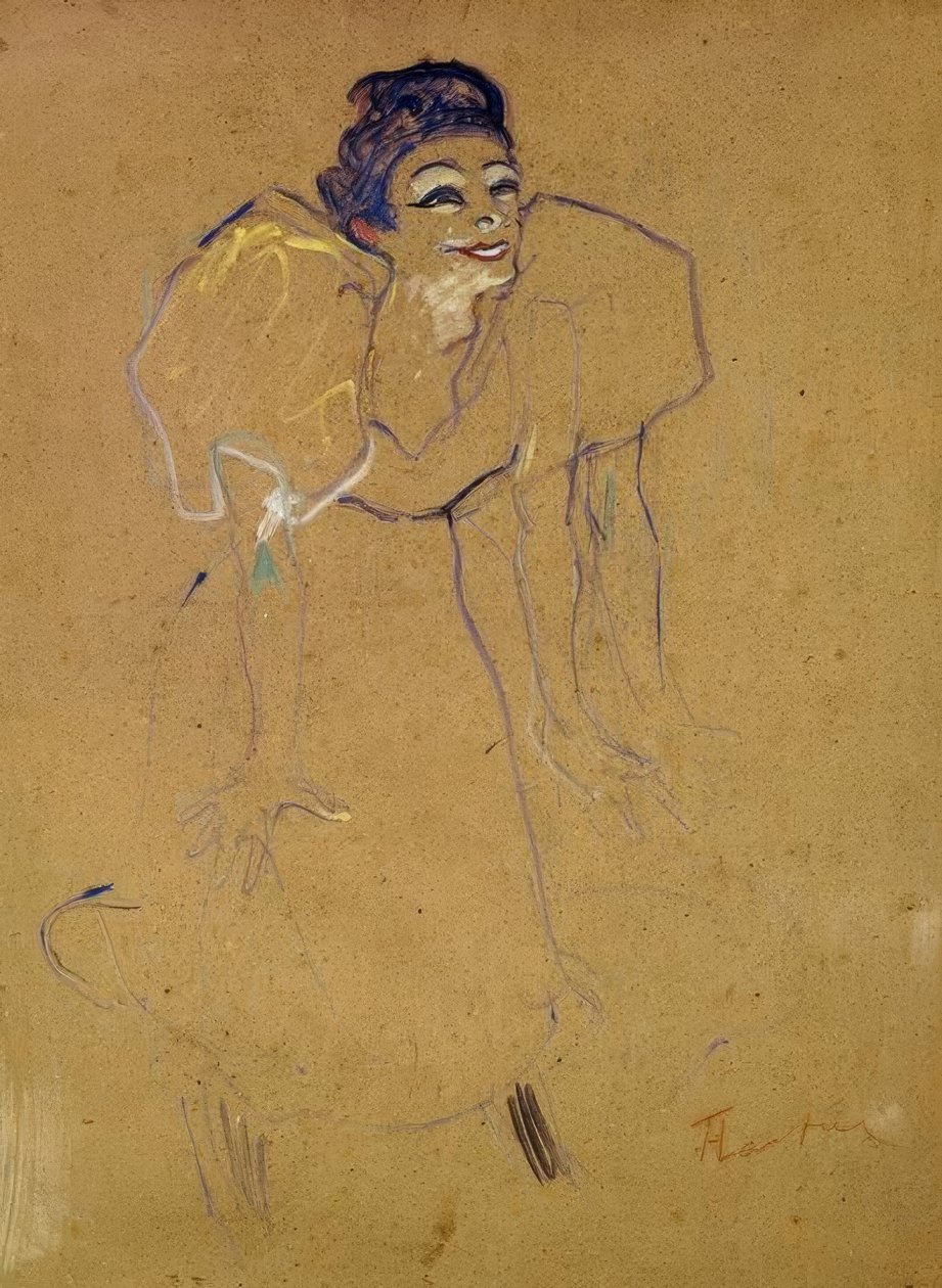 Mademoiselle Polaire tekijältä Henri de Toulouse Lautrec