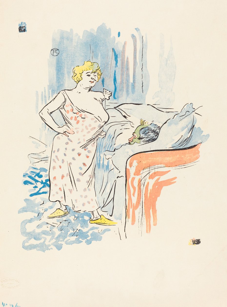 Mies ja nainen. tekijältä Henri de Toulouse Lautrec