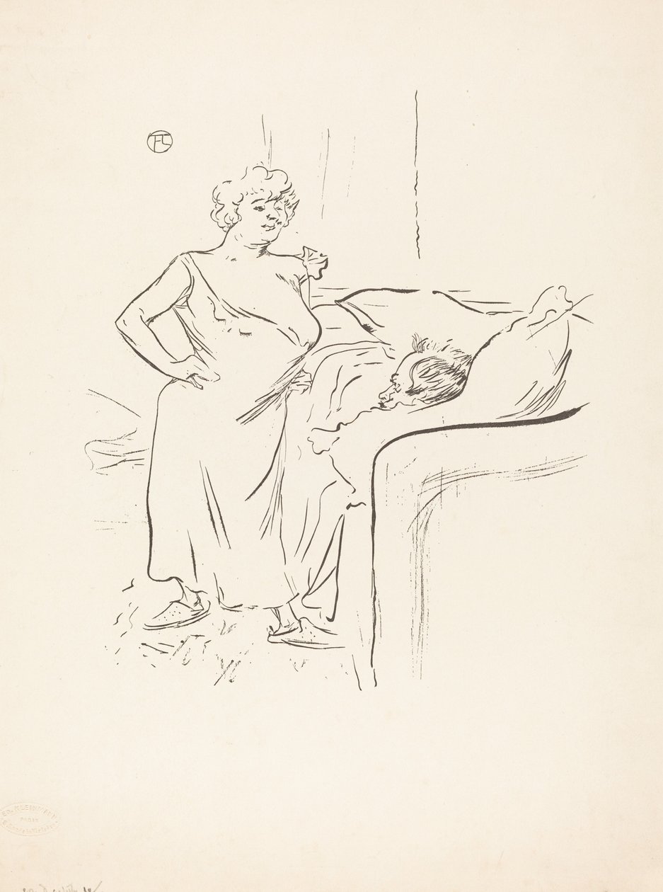 Mies ja nainen tekijältä Henri de Toulouse Lautrec