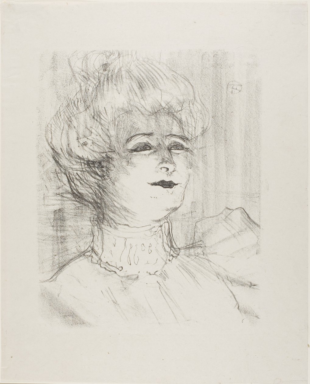 Marie-Louise Marsy, alkaen Treize Lithographies tekijältä Henri de Toulouse Lautrec