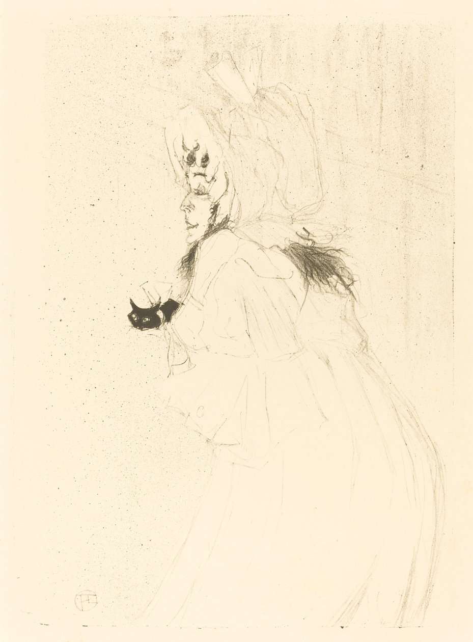 May Belfort Bowing (Miss May Belfort saluant) tekijältä Henri de Toulouse Lautrec