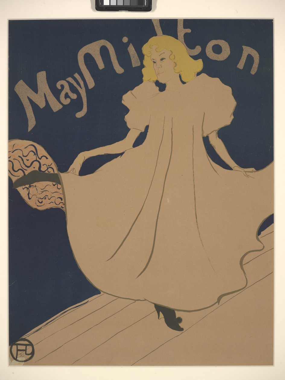 May Milton (värilitografia) tekijältä Henri de Toulouse Lautrec