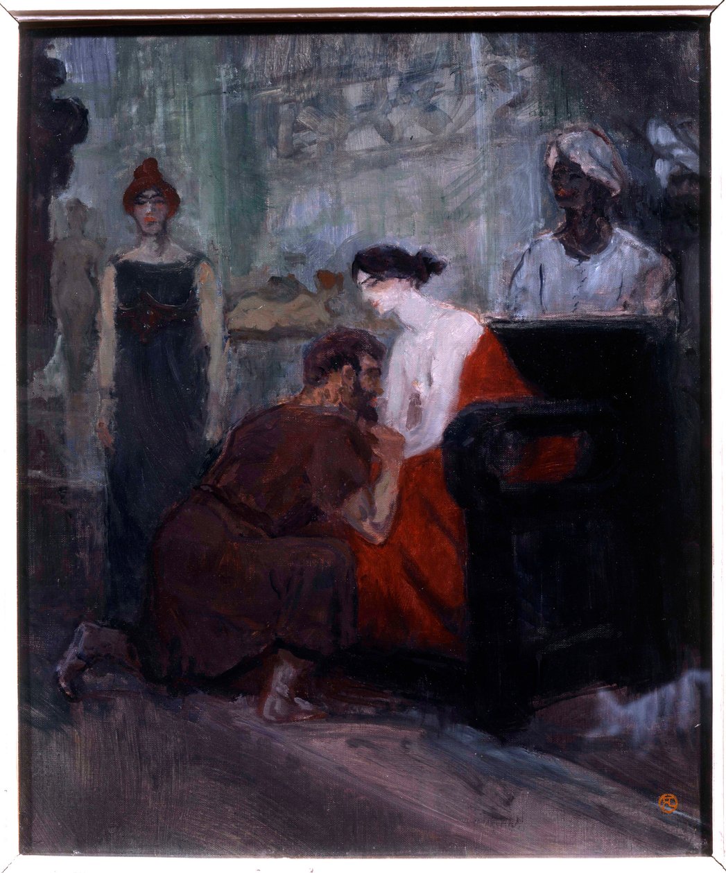 Valeria Messalina, antiikin Rooman suuri irstailu, esittely. Henri de Toulouse Lautrecin (1864-1901) maalaus 1900 Su. 0,55x0,46 m Albi, museo Toulouse Lautrec tekijältä Henri de Toulouse Lautrec