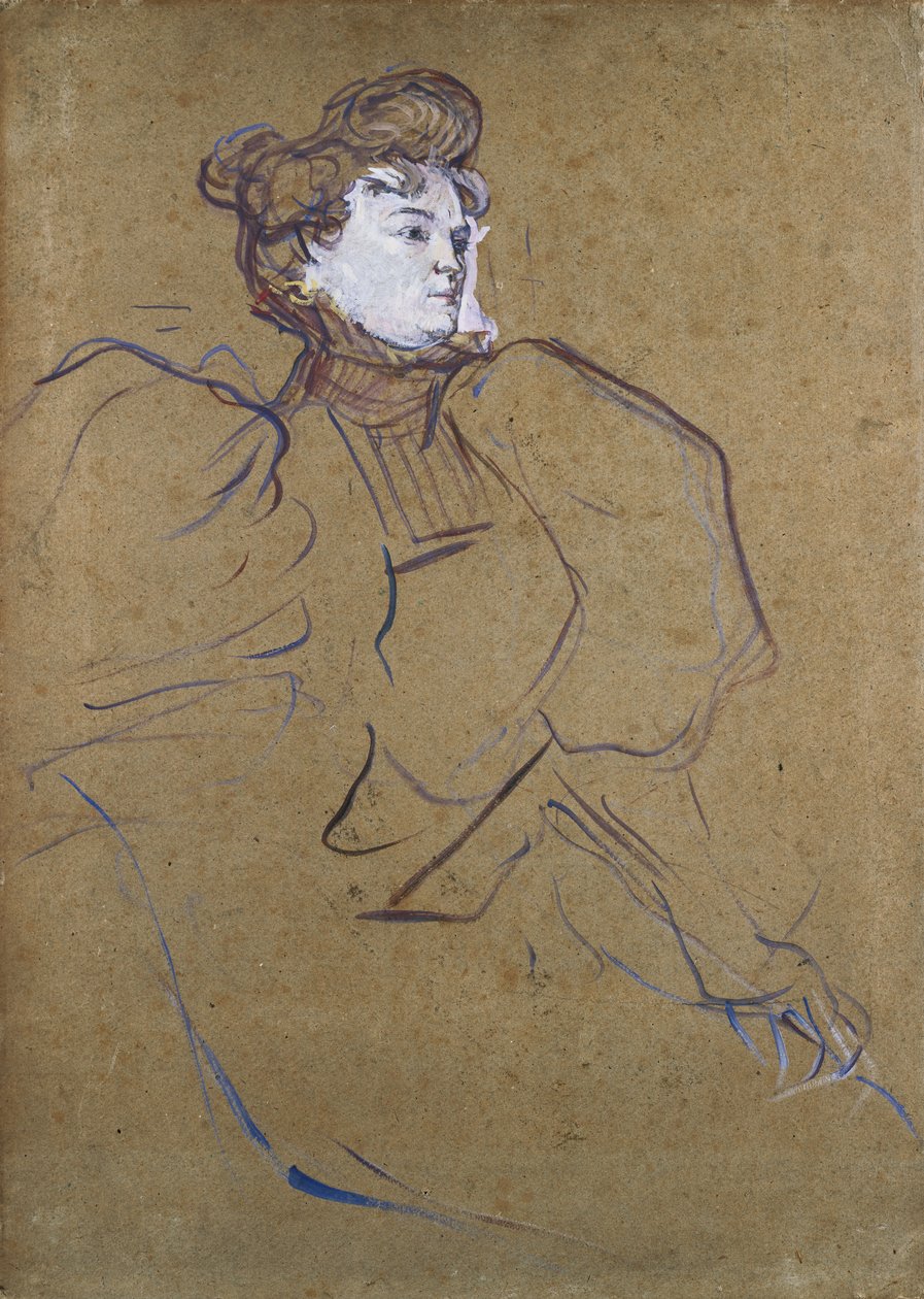 Misia Natanson, n. 1897 tekijältä Henri de Toulouse Lautrec