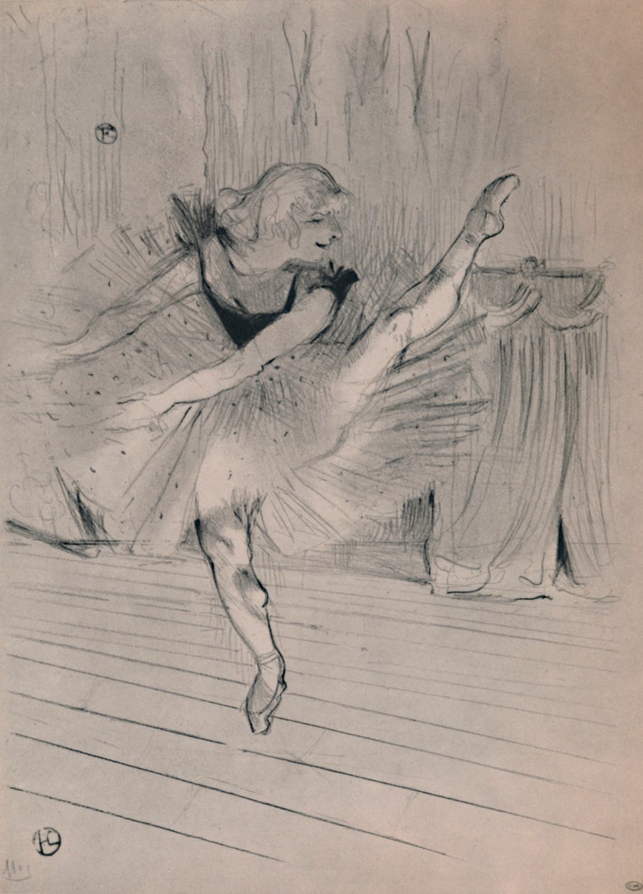 Neiti Ida Heath, englantilainen tanssija, n. 1894, 1946. tekijältä Henri de Toulouse Lautrec