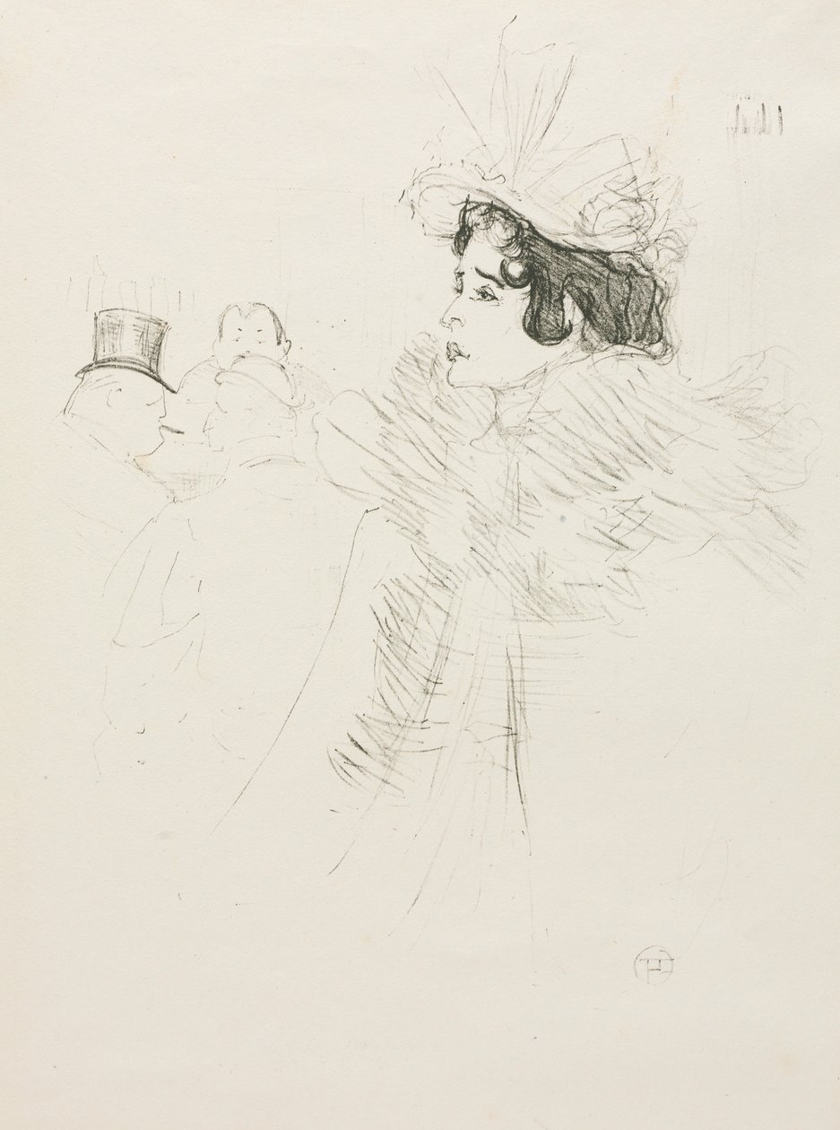 Miss May Belfort, 1895. tekijältä Henri de Toulouse Lautrec