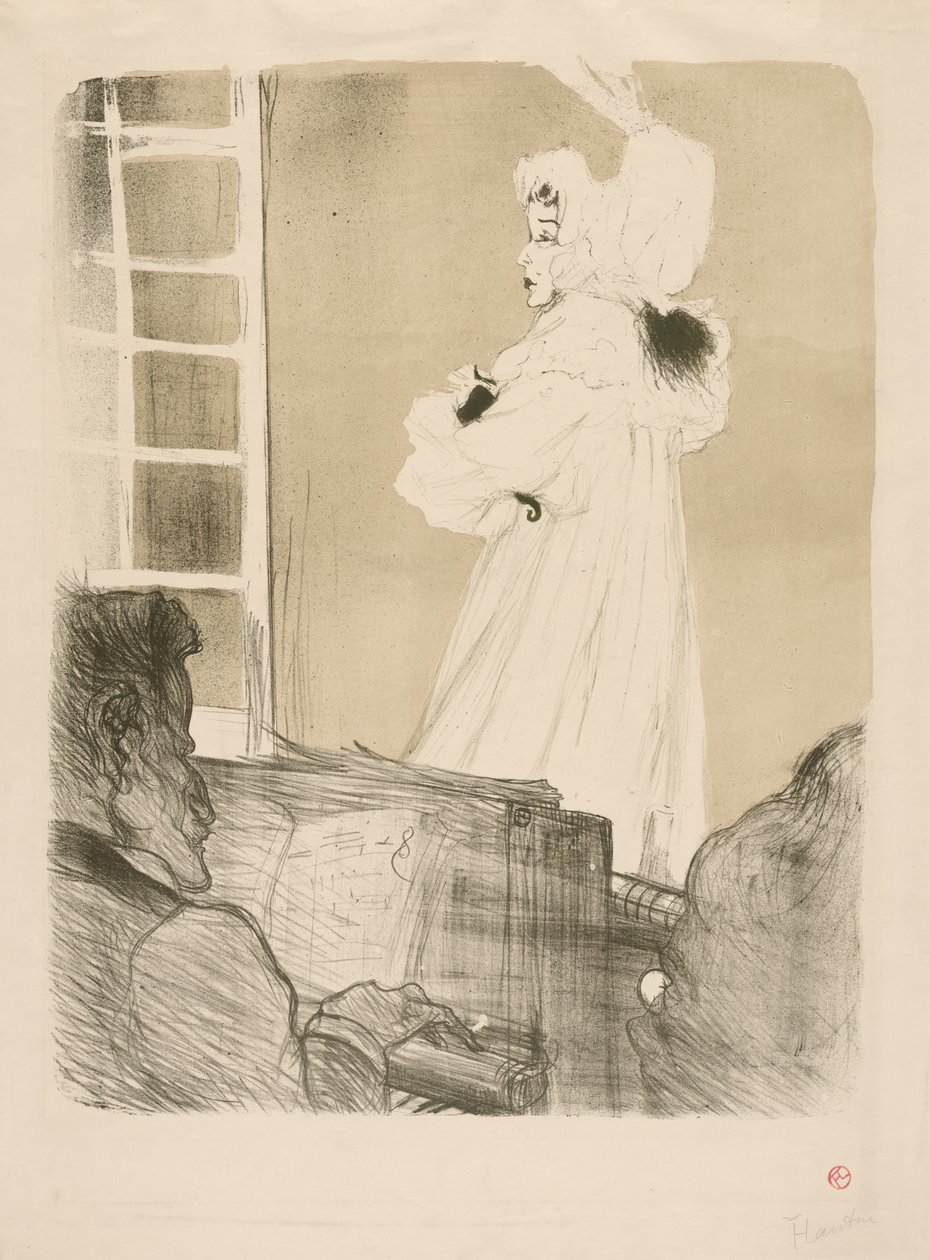 Miss May Belfort, 1895. tekijältä Henri de Toulouse Lautrec