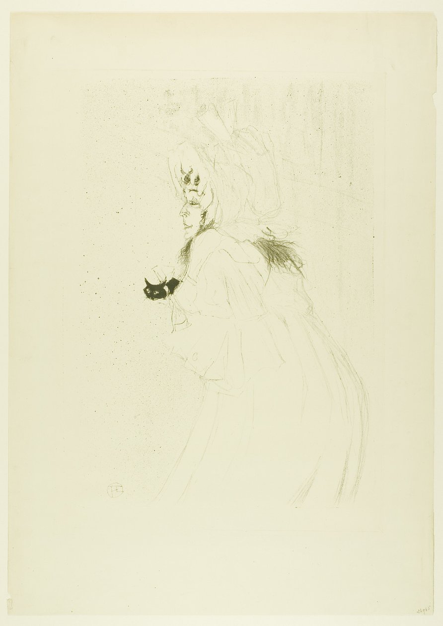 Neiti May Belfort kumartaa tekijältä Henri de Toulouse Lautrec