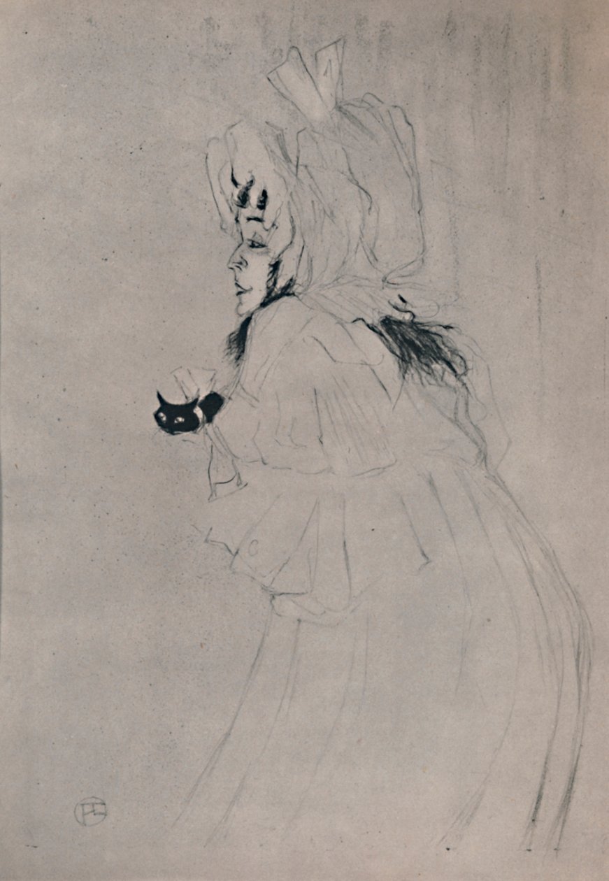 Miss May Belfort Tervetuloa, n. 1895, 1946. tekijältä Henri de Toulouse Lautrec