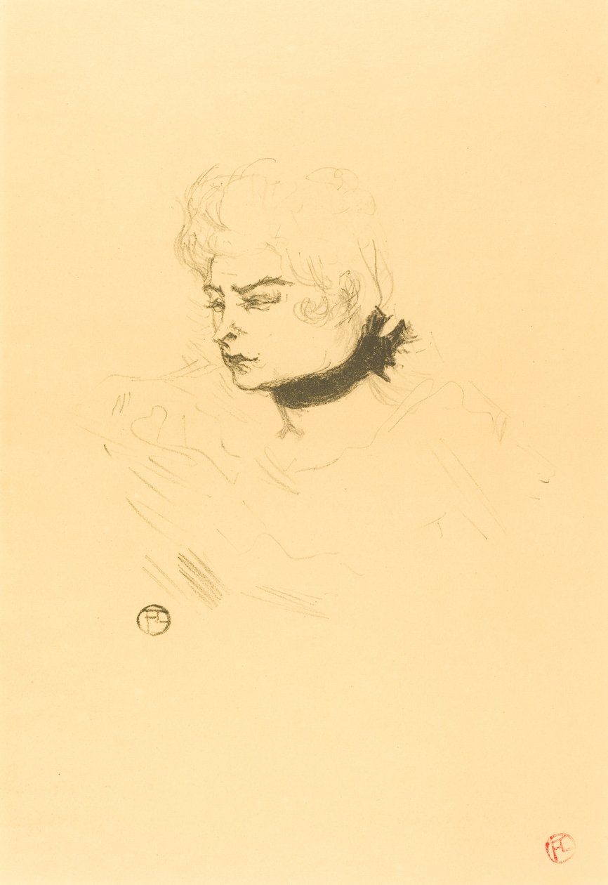 Neiti Vihreä Herne tekijältä Henri de Toulouse Lautrec