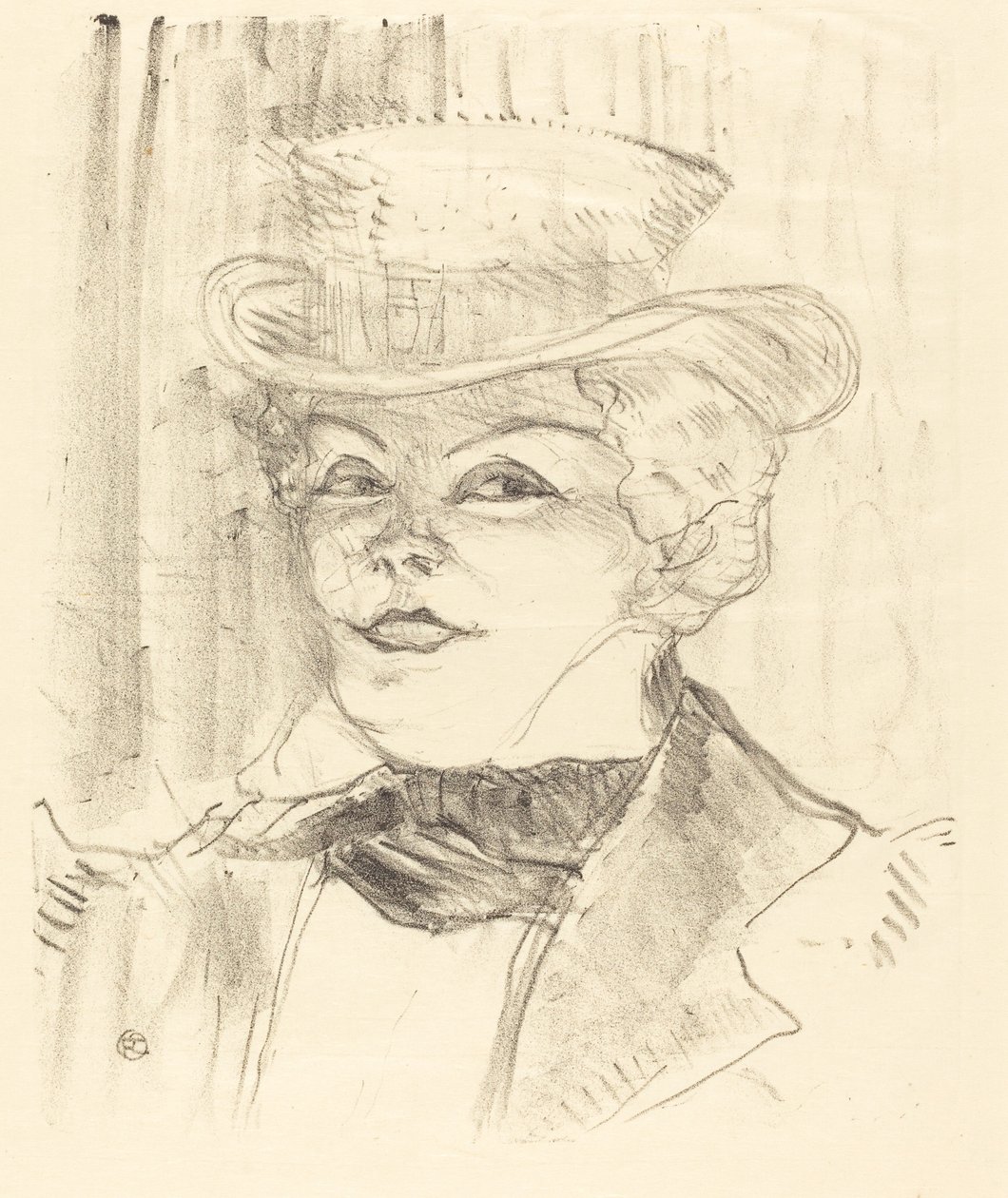 Rouva Réjane, 1898. tekijältä Henri de Toulouse Lautrec