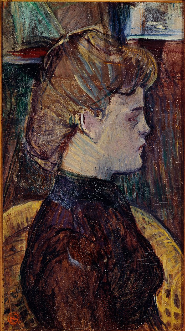 Malli työpajassa: Helene Vary. Henri de Toulouse-Lautrecin maalaus (Toulouse Lautrec tekijältä Henri de Toulouse Lautrec