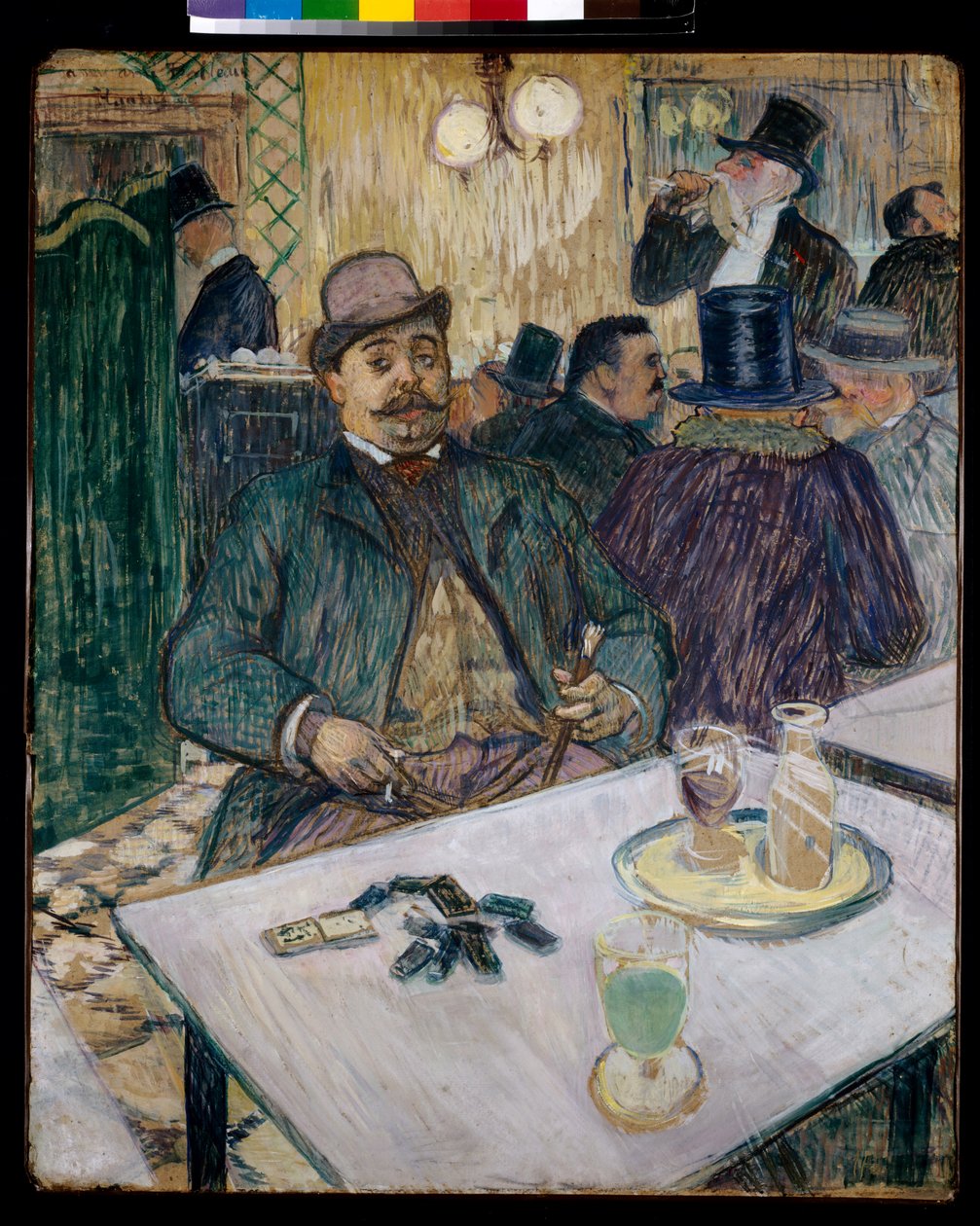 Monsieur Boileau kahvilassa, 1893 tekijältä Henri de Toulouse Lautrec
