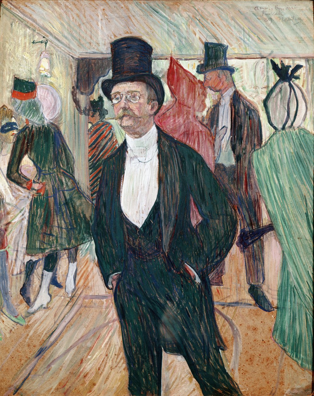 herra Fourcade tekijältä Henri de Toulouse-Lautrec