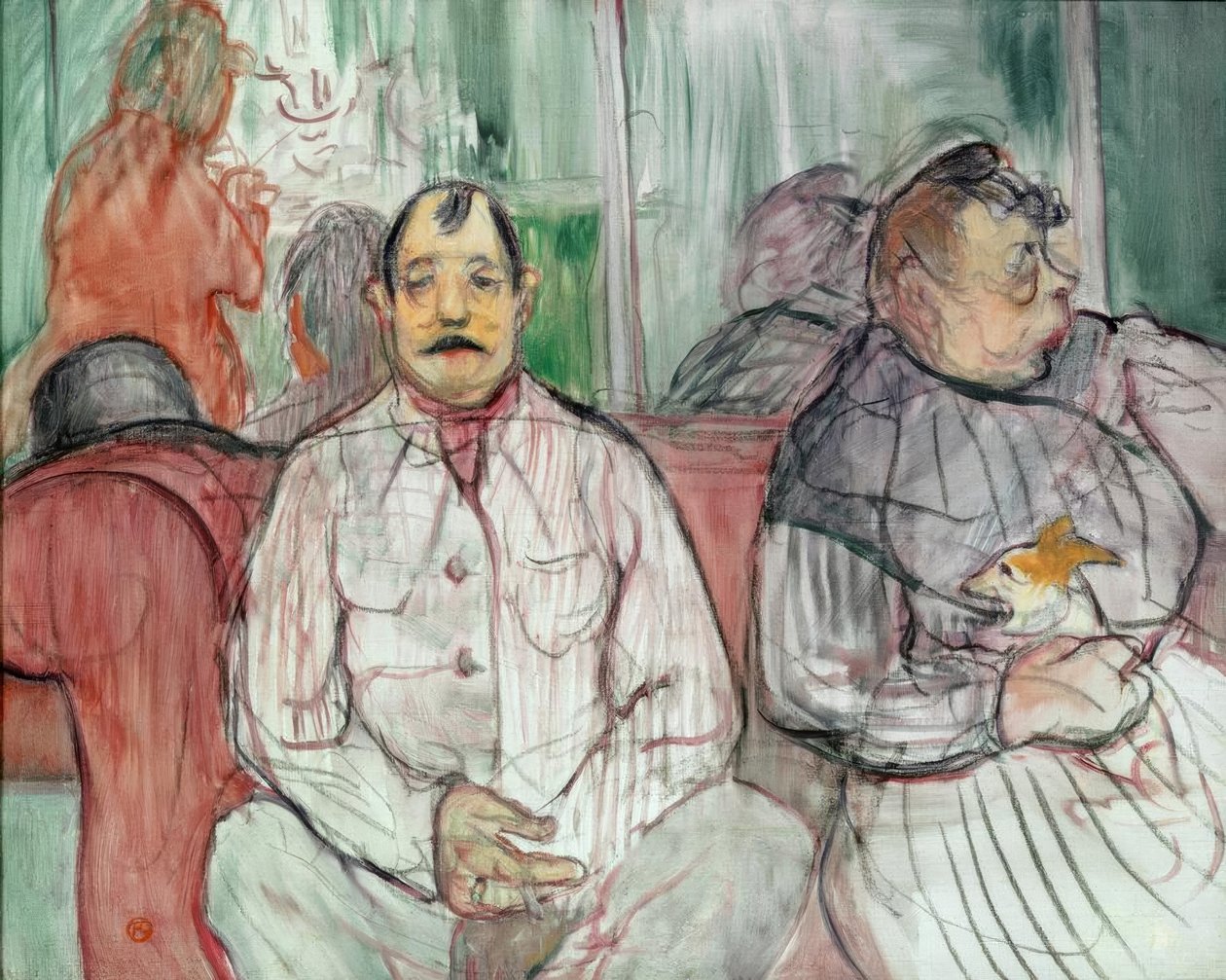 Monsieur, Madame et le Chien tekijältä Henri de Toulouse Lautrec