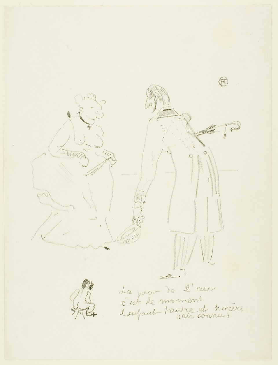 Uudenvuoden tervehdys tekijältä Henri de Toulouse Lautrec