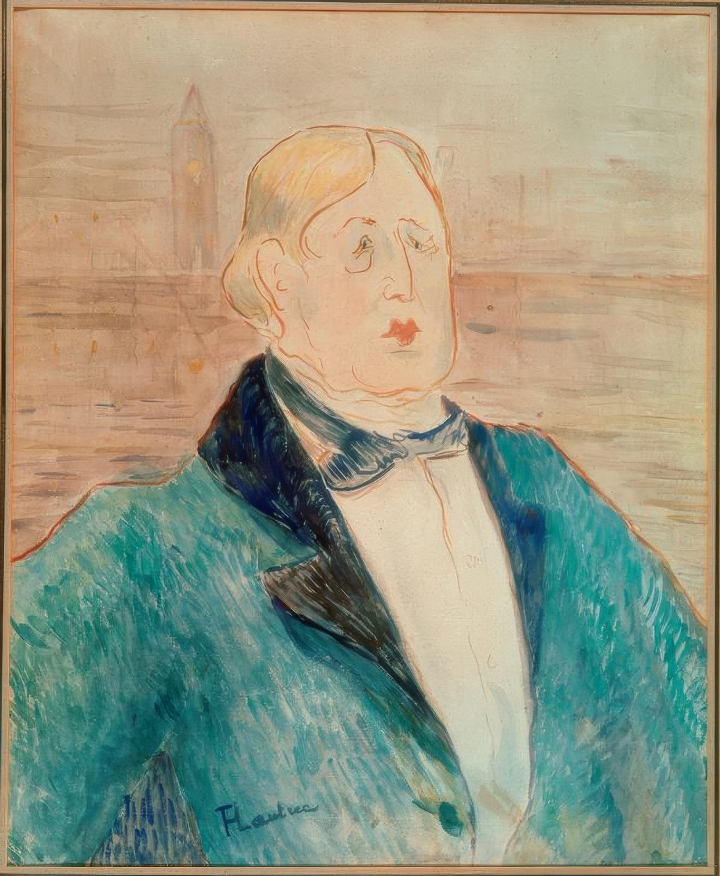 Oscar Wilde tekijältä Henri de Toulouse Lautrec