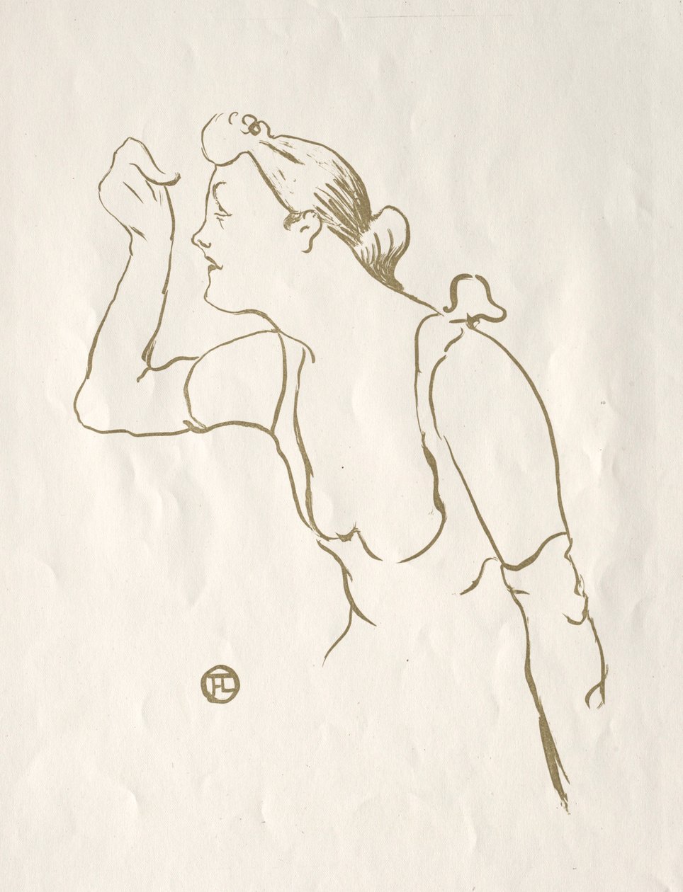 Paula Brebion, 1893. tekijältä Henri de Toulouse Lautrec