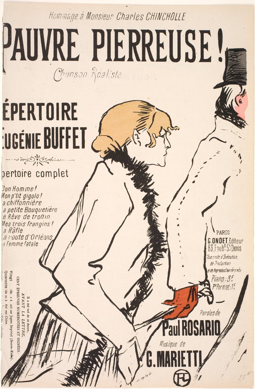Pierre köyhä! tekijältä Henri de Toulouse Lautrec