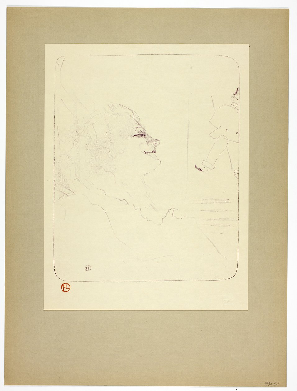 Pessima, Yvette Guilbertin kolmoslevy. tekijältä Henri de Toulouse Lautrec