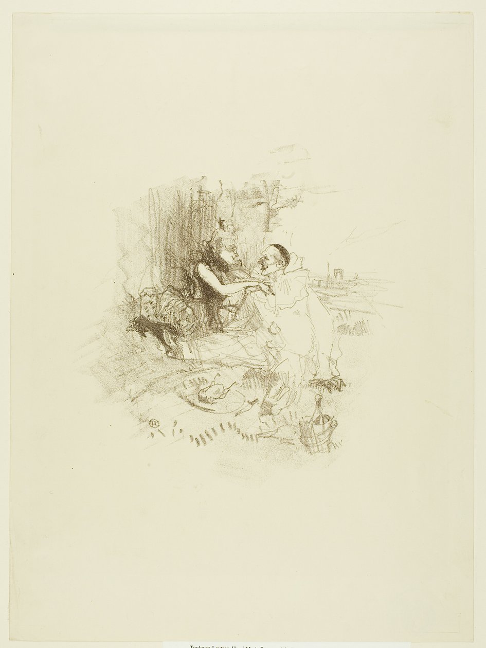 Piknikki tekijältä Henri de Toulouse Lautrec
