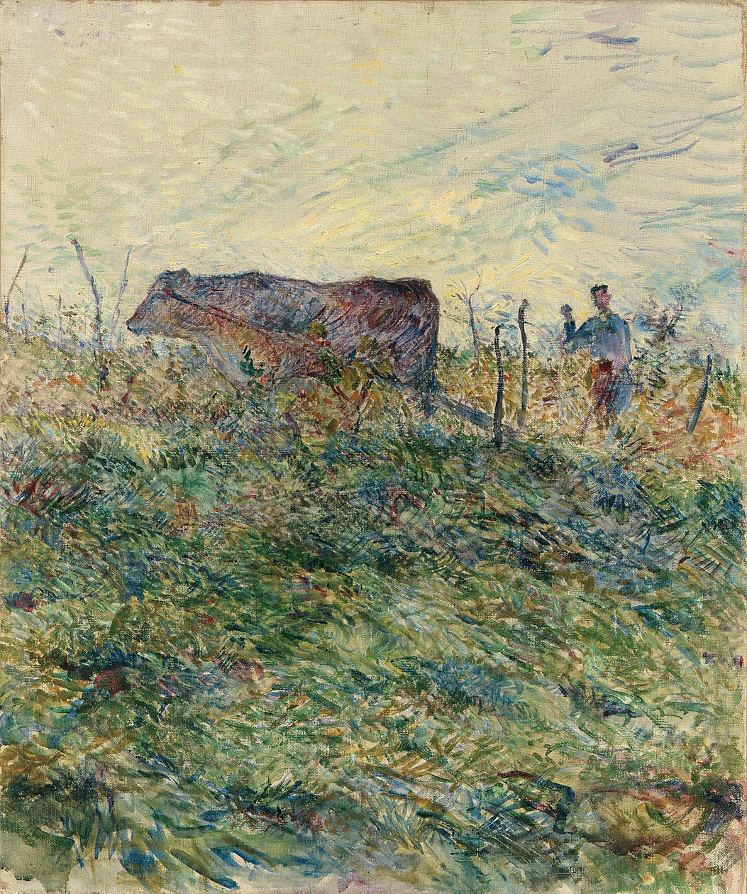 Kyntö viinitarhassa, 1883 tekijältä Henri de Toulouse Lautrec