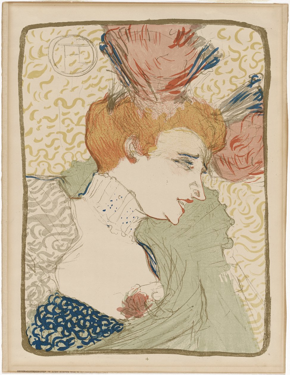 Mademoiselle Marcelle Lenderin muotokuva tekijältä Henri de Toulouse Lautrec