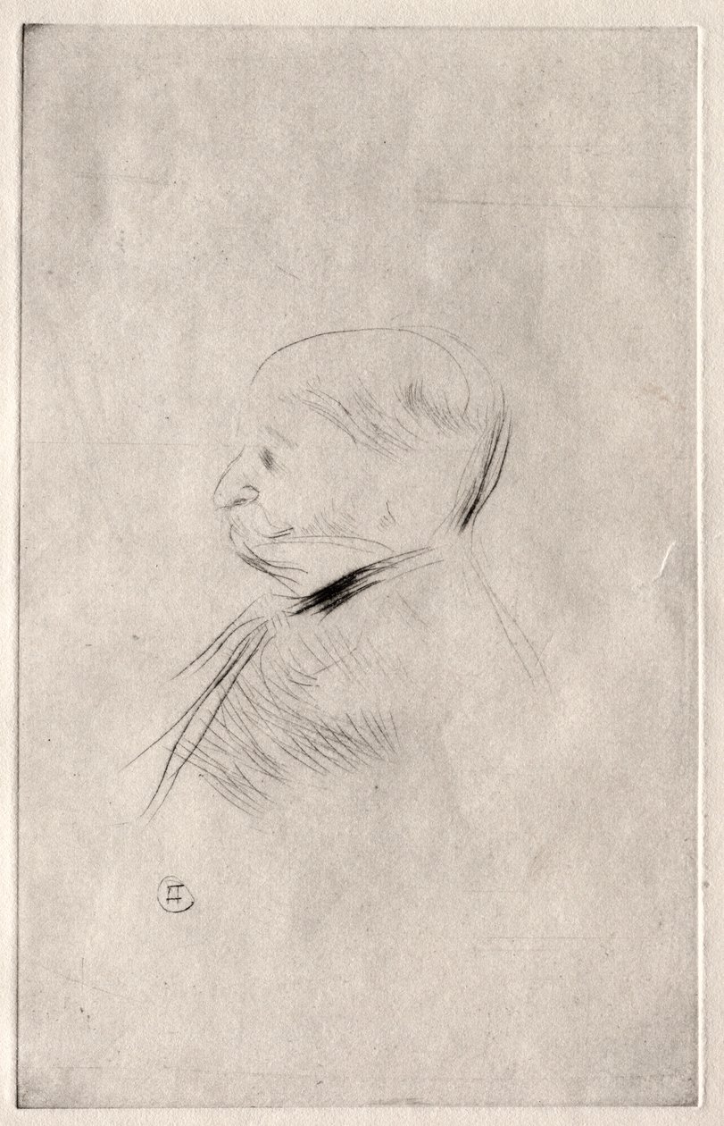 Mr. X:n muotokuva, 1898. tekijältä Henri de Toulouse Lautrec