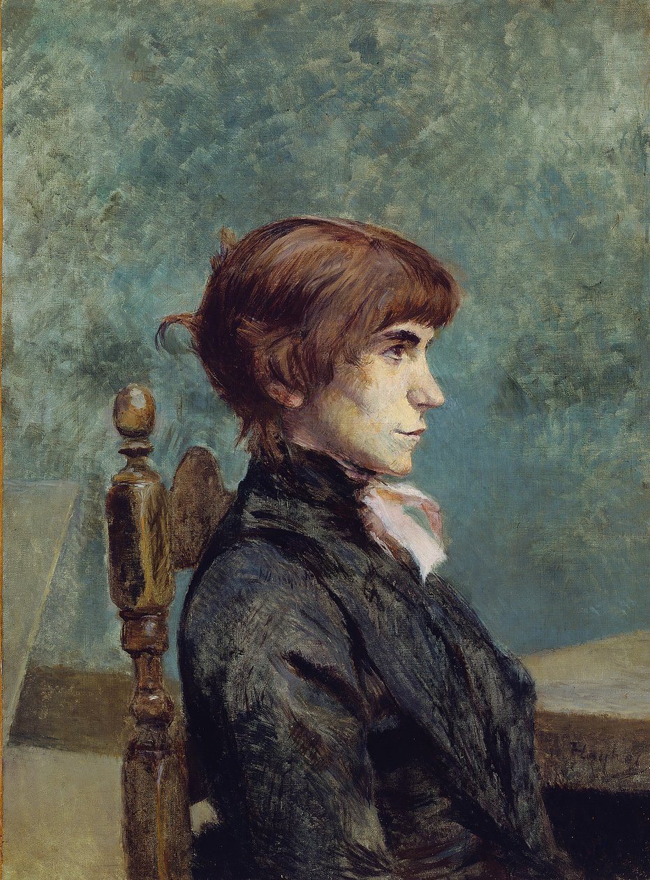 Jeanne Wenzin muotokuva, 1886. tekijältä Henri de Toulouse Lautrec