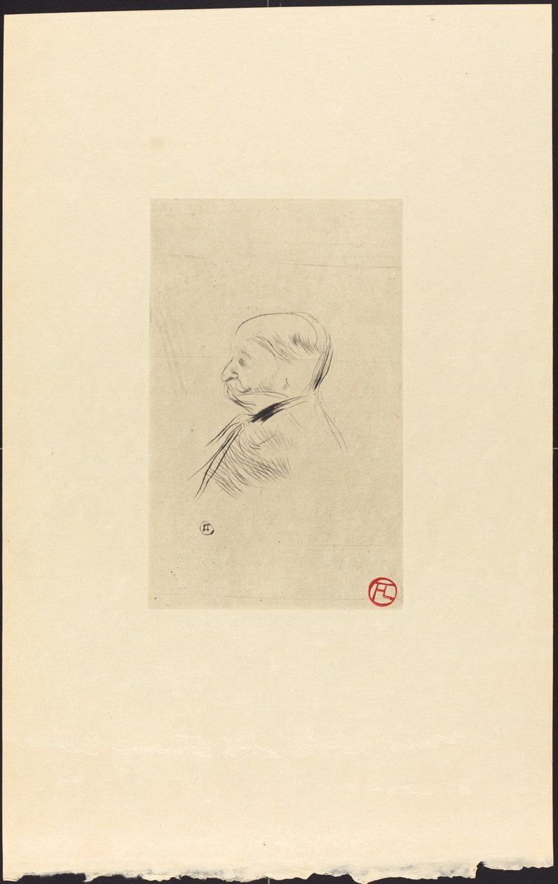 Mr. X:n muotokuva tekijältä Henri de Toulouse Lautrec