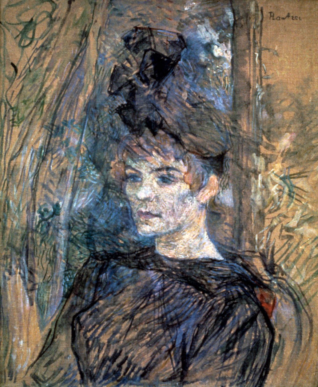 Suzanne Valadonin muotokuva, 1885 tekijältä Henri de Toulouse Lautrec