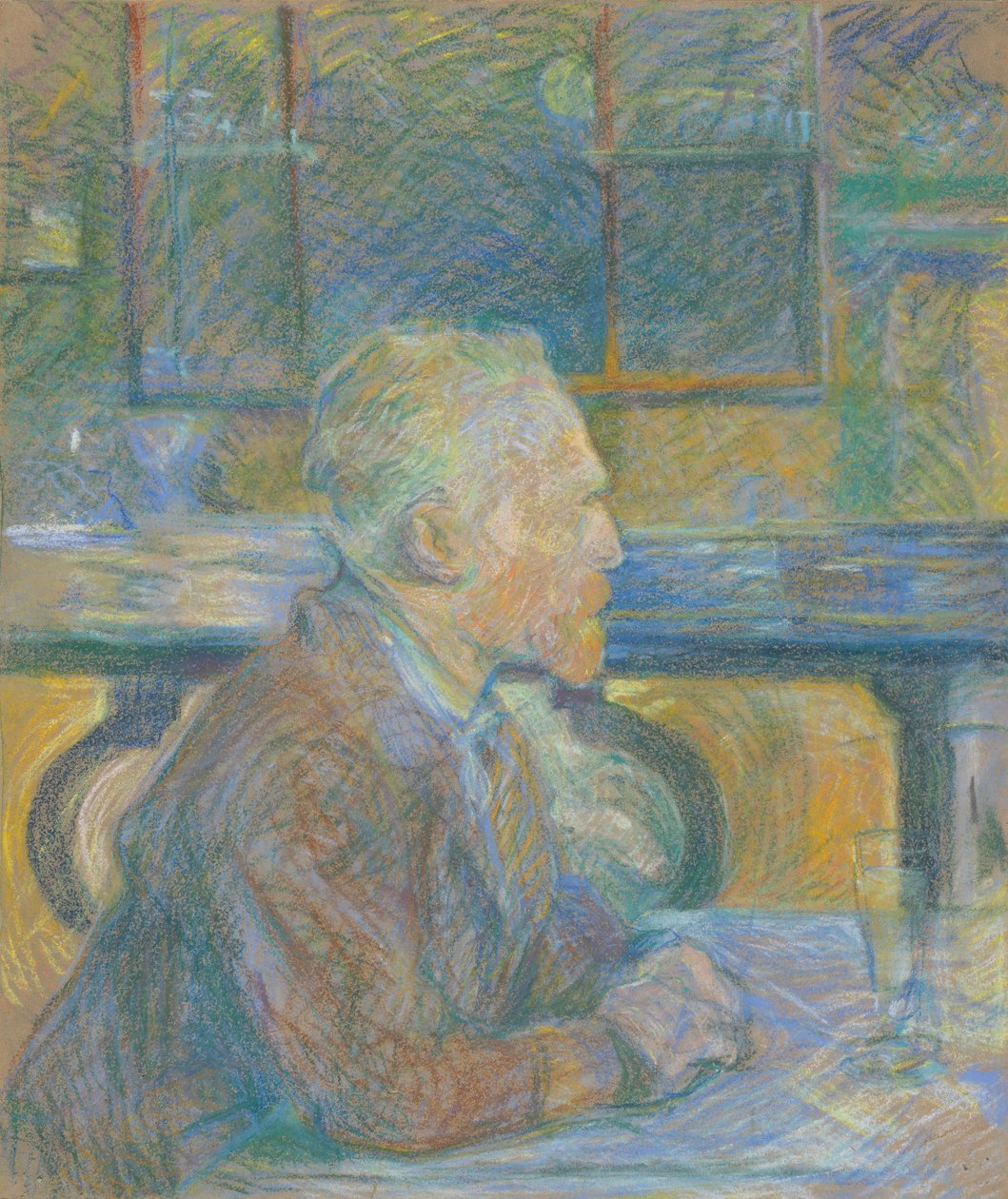 Vincent van Goghin muotokuva, 1887 (pastelli kartongille) tekijältä Henri de Toulouse Lautrec