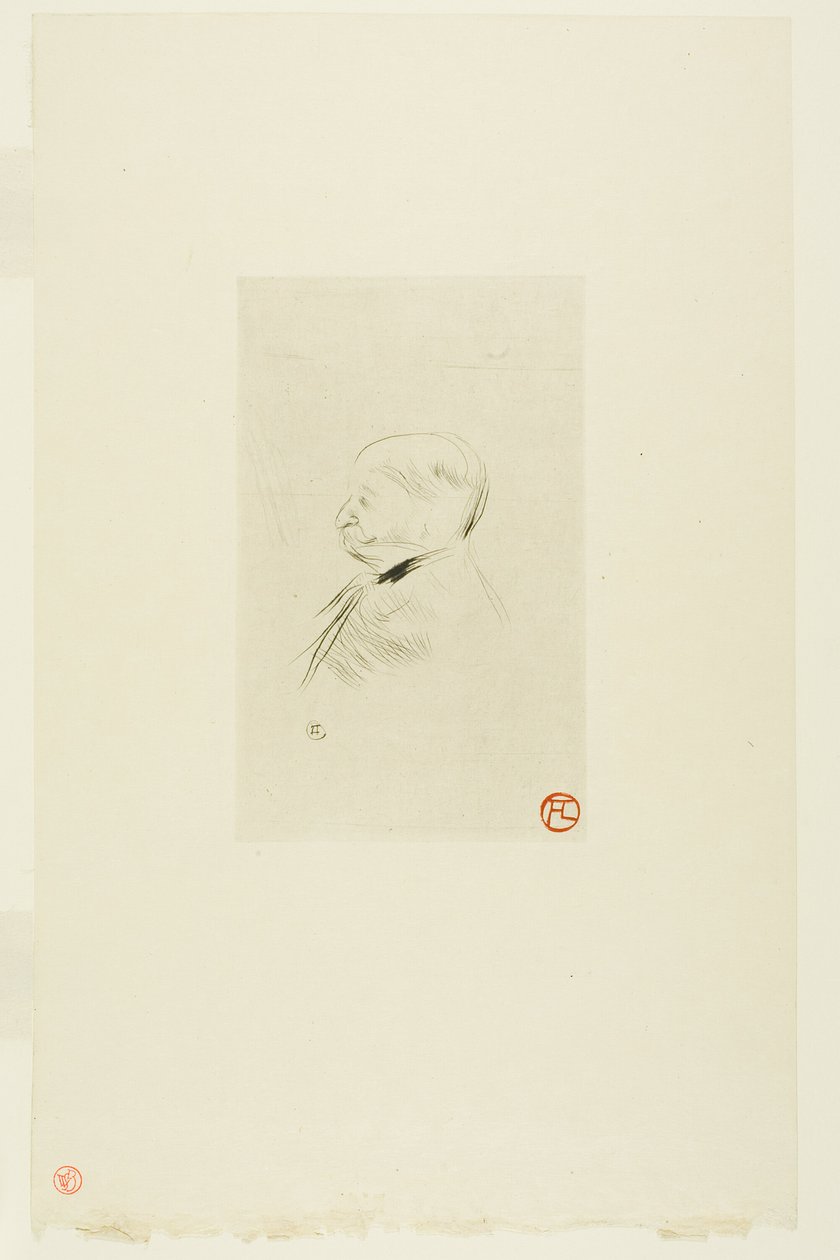 Miehen muotokuva tekijältä Henri de Toulouse Lautrec